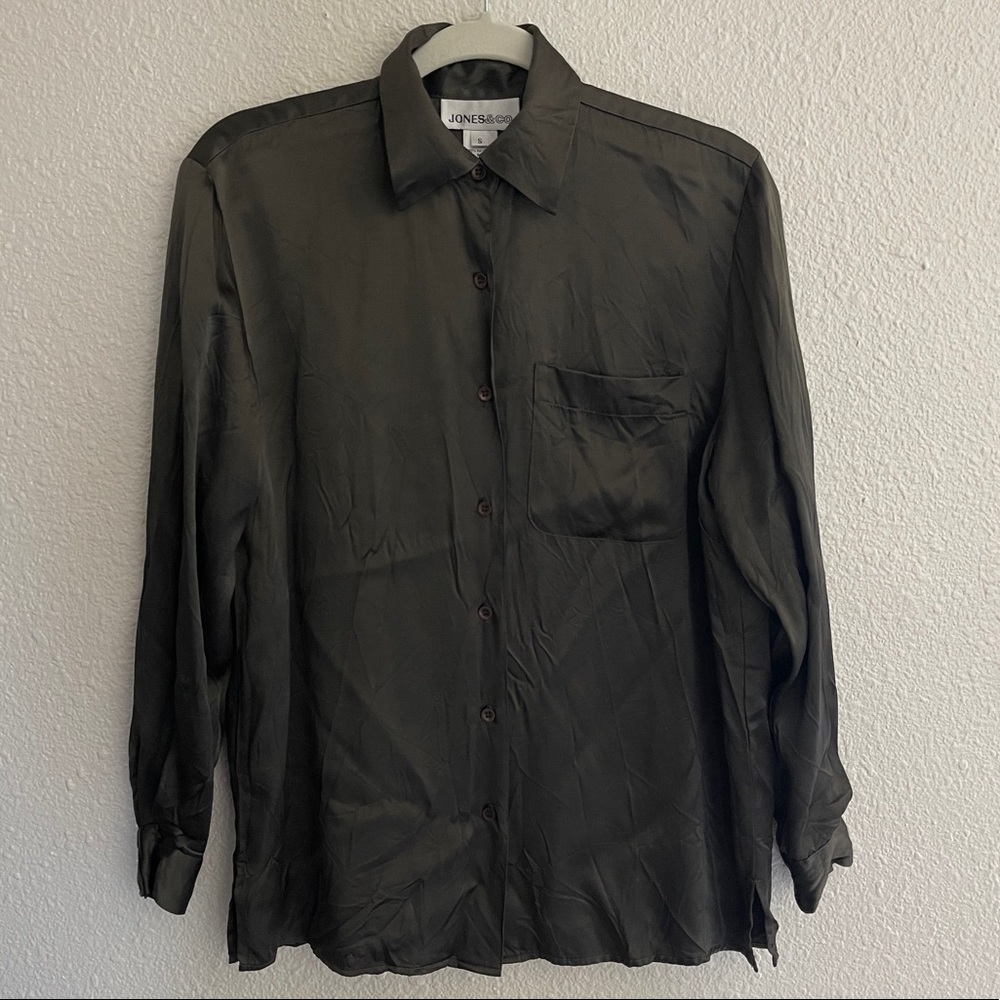 brown button up